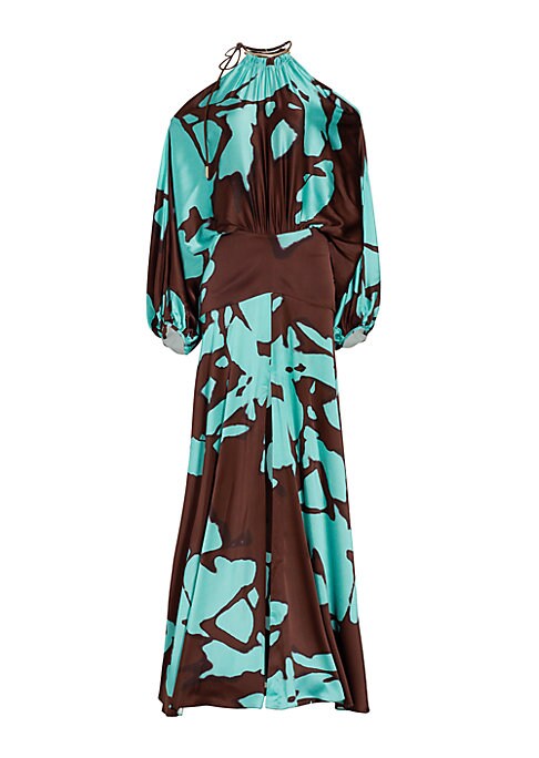 Lustrous Split-Sleeve Elegance