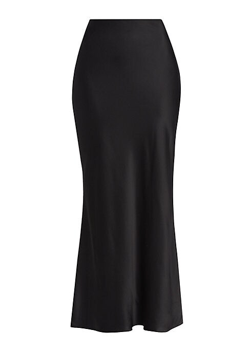 Satin Elegance Maxi Skirt