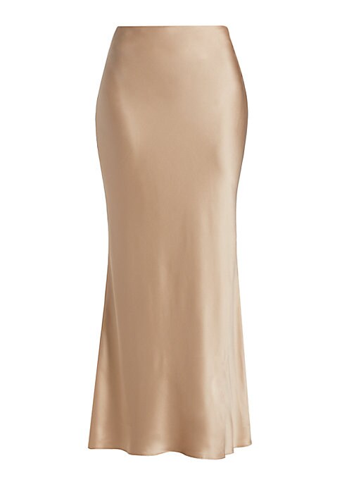 Elegant Flowing Silk Skirt