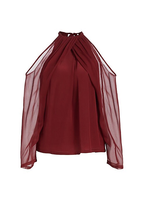 Twisted Silk Blouse
