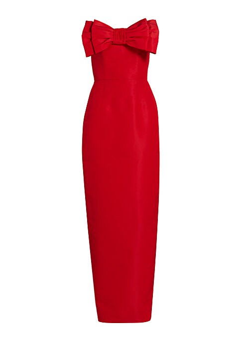 Silk Bowed Elegance Gown