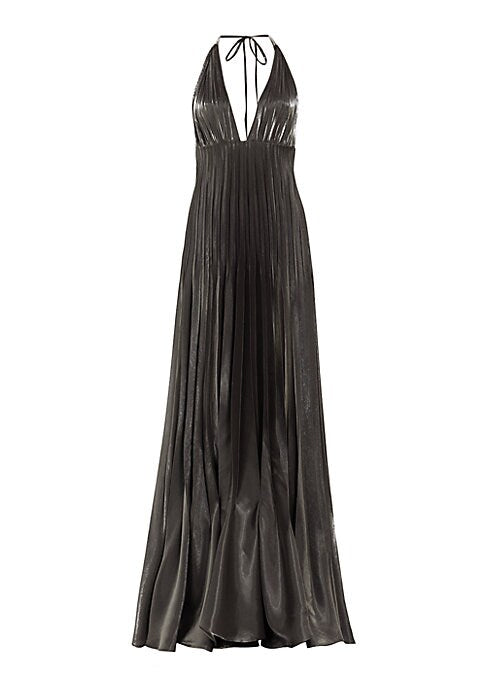 Metallic Elegance Gown