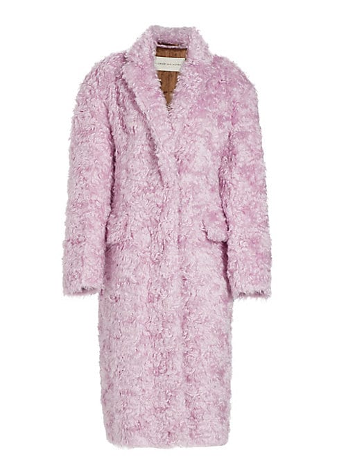 Luxurious Mohair Blend Coat