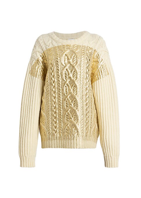 Luxe Knit Metallic Sweater