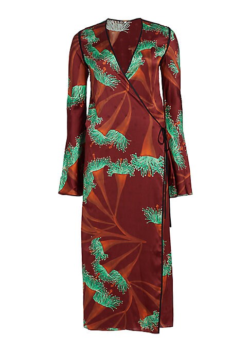 Floral Elegance Wrap Dress