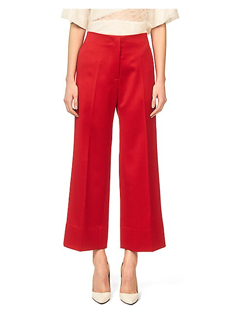 Woolen Crop Trousers