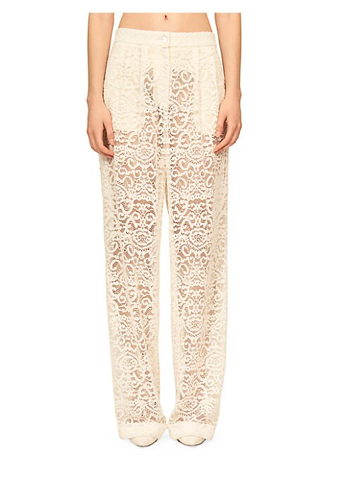 Floral Lace Trousers