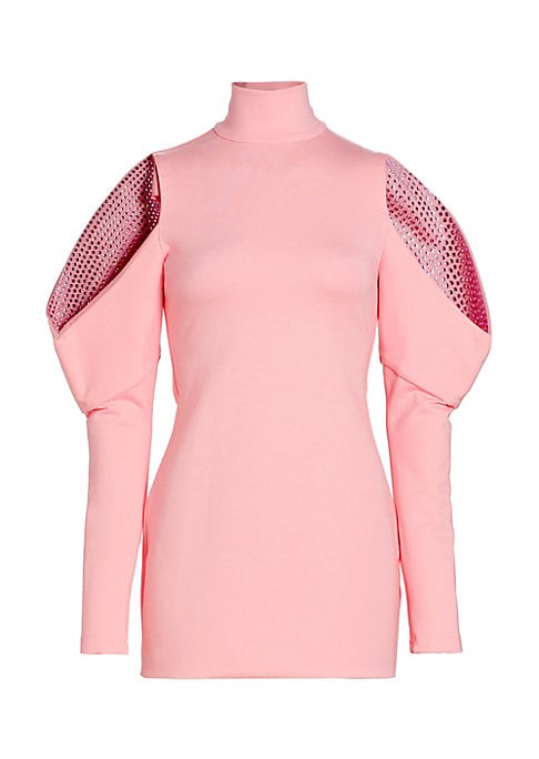 Glam Cut-Out Mini Dress