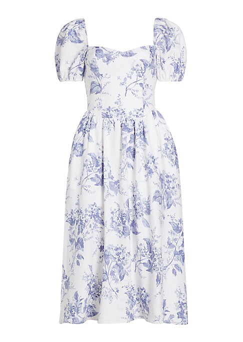 Floral Puff Sleeve Dress