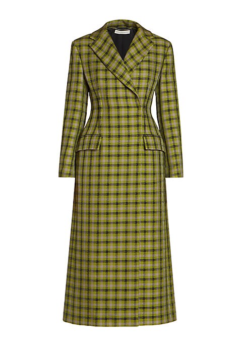 Tailored Plaid Chic Coat