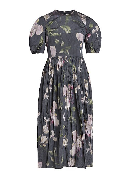 Blooming Puff Sleeve Dress