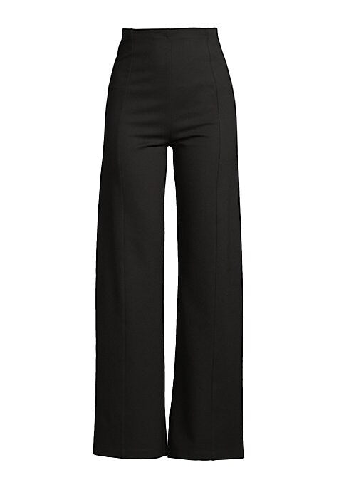 High-Waisted Wide-Leg Trousers
