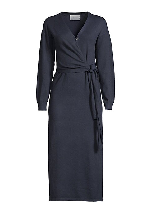 Chic Knit Wrap Dress
