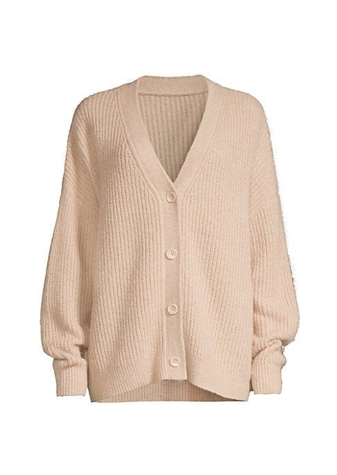 Cozy Oversized V-Neck Cardigan