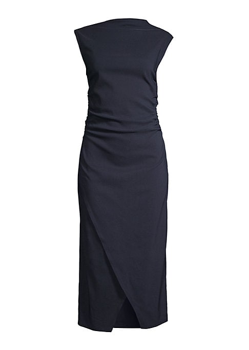 Ruched Asymmetrical Dress