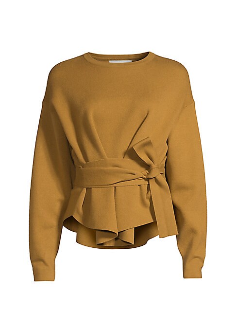 Asymmetric Tie Sweater
