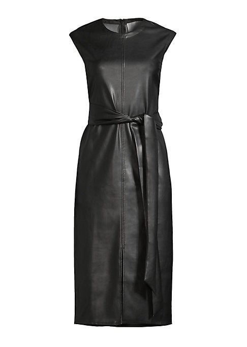 Sleek Slit Midi Dress