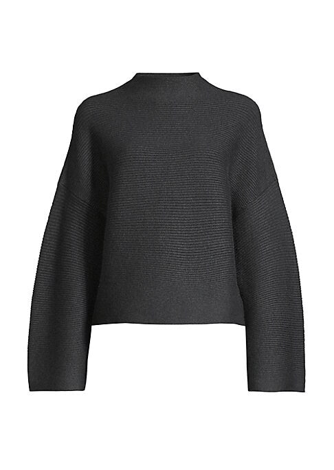 Textured Mock Turtleneck Sweater