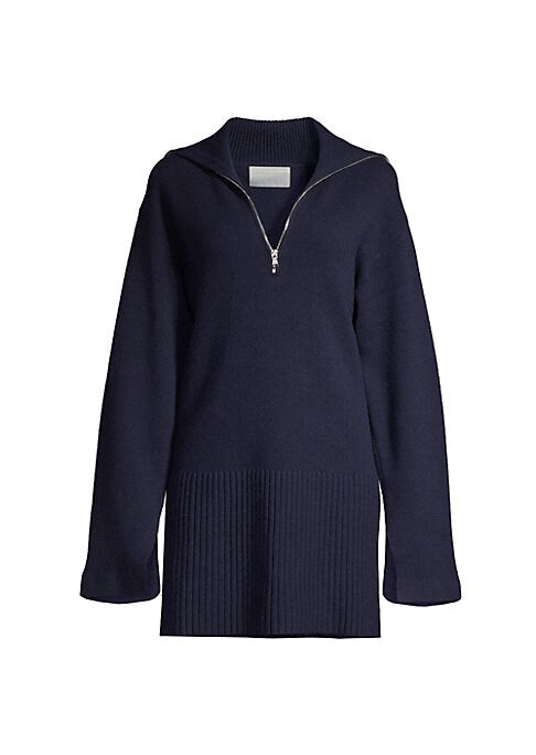 Cozy Zip Sweater Dress