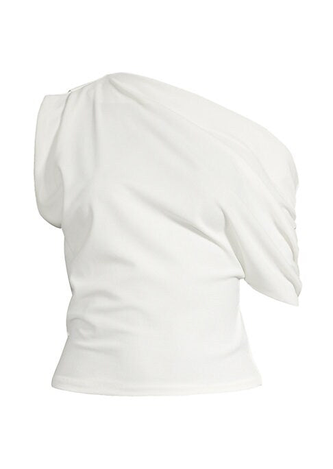 Draped Off-Shoulder Top