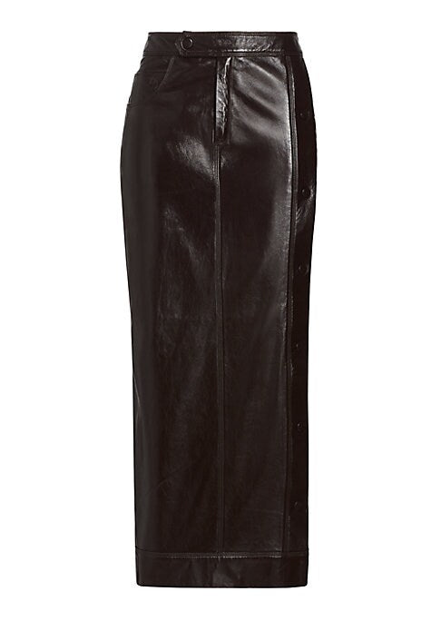 Chic Leather Pencil Skirt