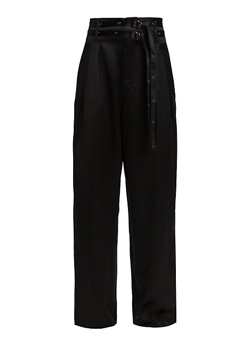 Belted Pleat Trousers