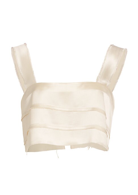 Satin Square Crop Top
