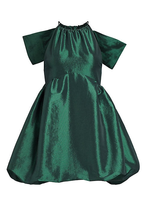 Chic Satin Bow Dress