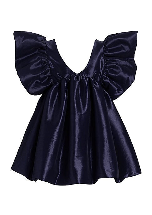Satin Flutter Minidress
