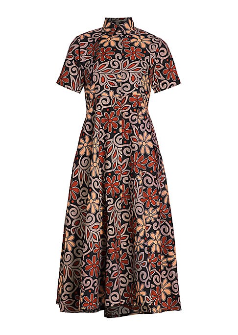 Floral Artisan Midi Dress
