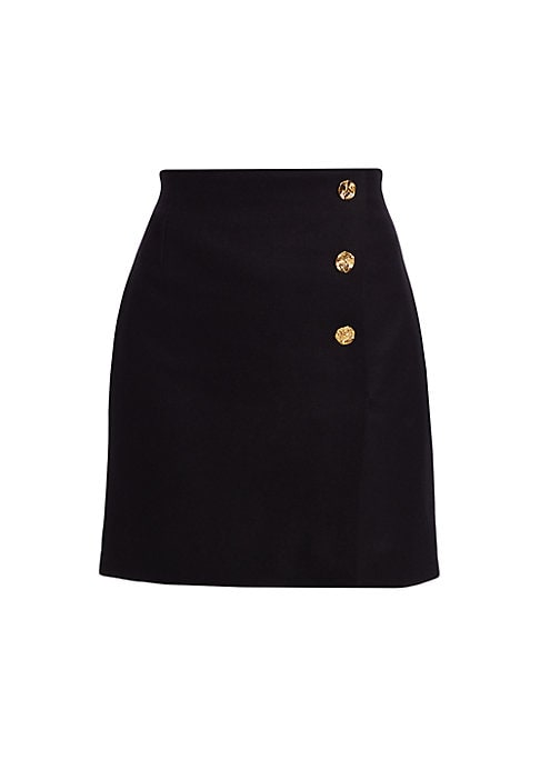 Sophisticated Asymmetric Miniskirt