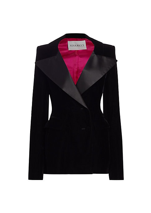 Velvet Elegance Blazer