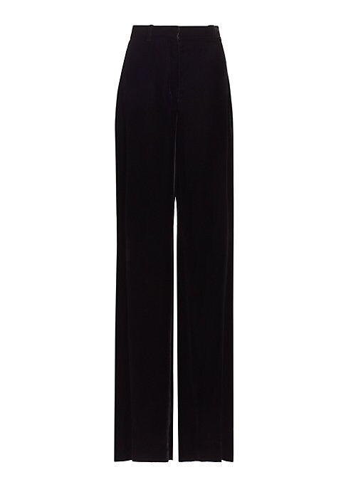 Luxurious Velvet Wide Trousers