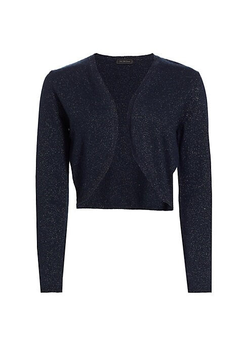 Metallic Cropped Bolero