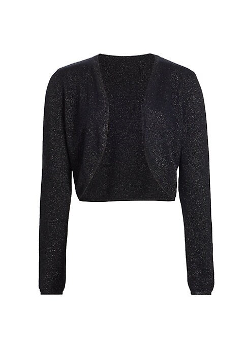 Metallic Crop Sweater
