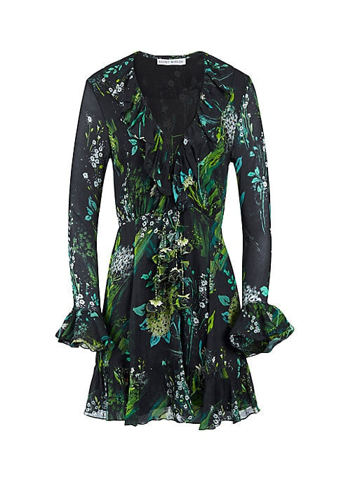 Floral Ruffle Mini Dress