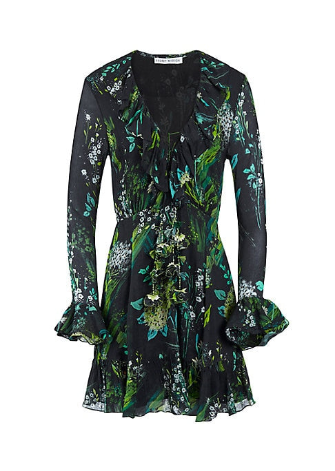 Floral Ruffle Mini Dress