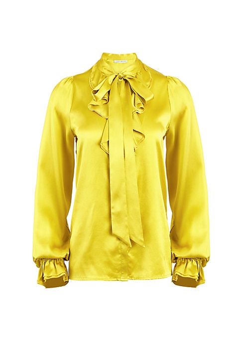 Silken Ruffle Blouse