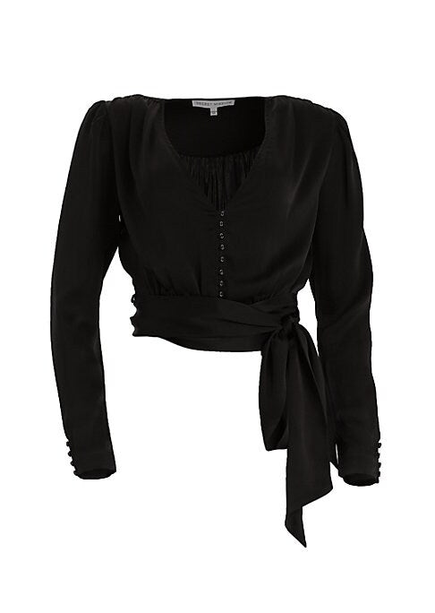 Victorian Chic Silk Top