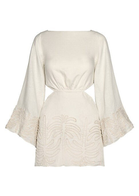 Tropical Elegance Mini Dress