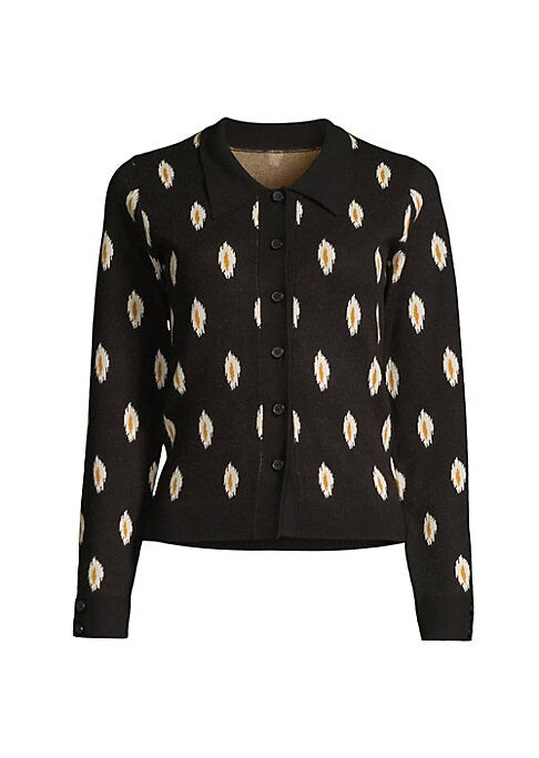 Chic Ikat Knit Cardigan