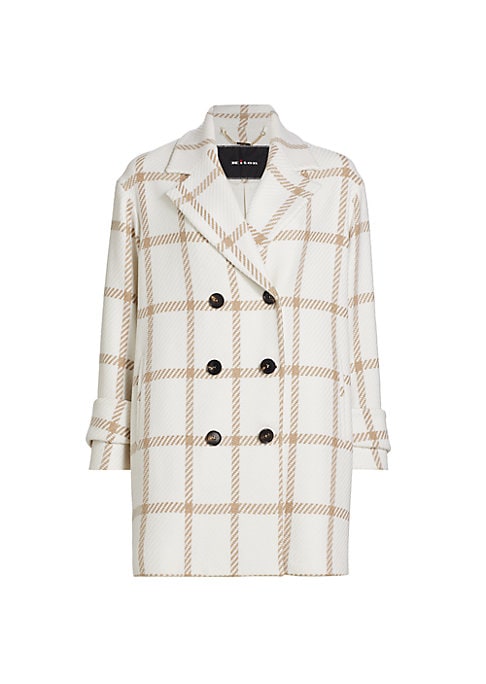 Cozy Plaid Cashmere Coat