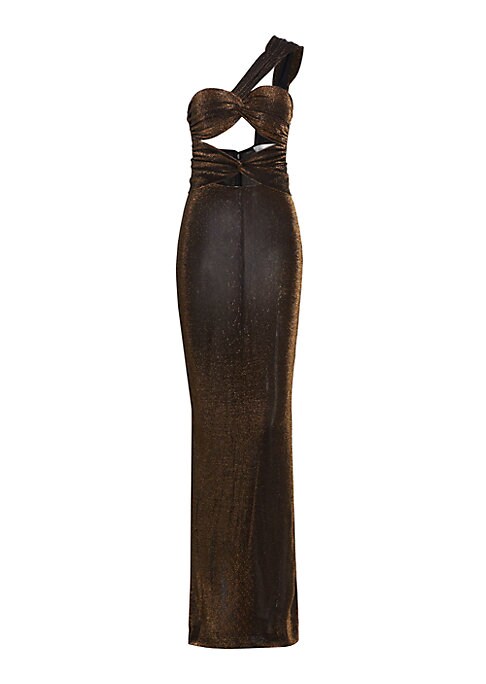 Shimmering Cut-Out Dress