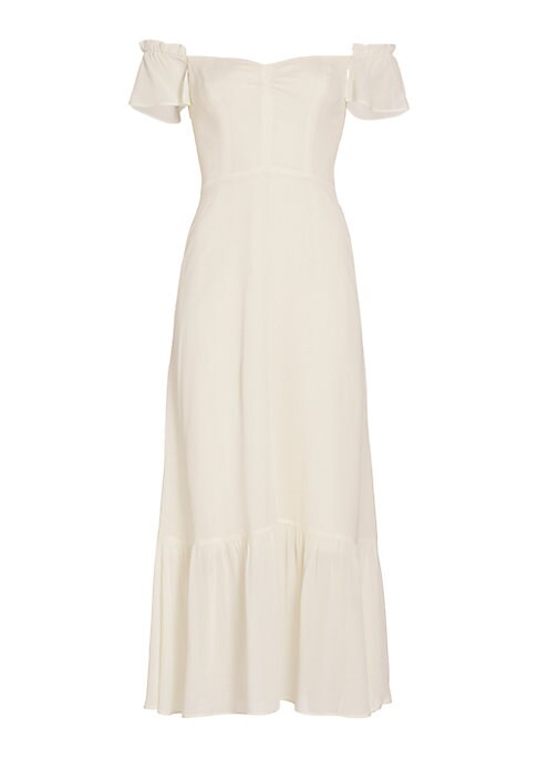Flirty Ruffle Maxi Dress