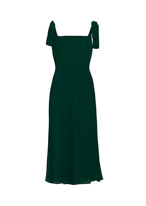 Chic Crepe Midi Dress