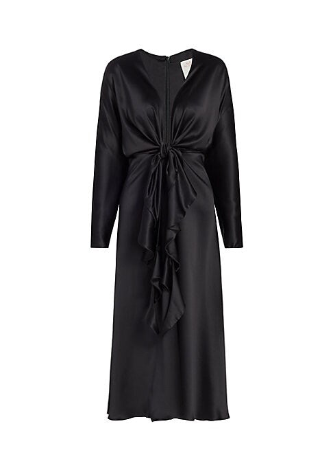 Silk Slit Dress