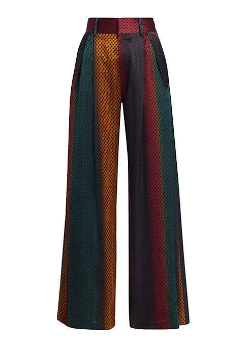 Ombre Luxe Silk Trousers