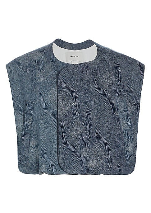 Swirled Ruched Vest
