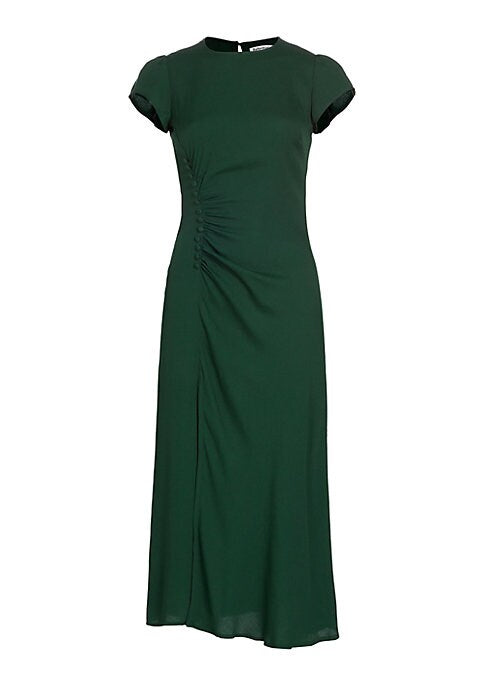 Buttoned Midi Dress