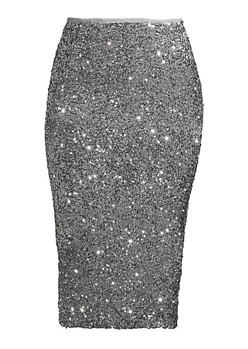 Sparkle Sequin Midi Skirt